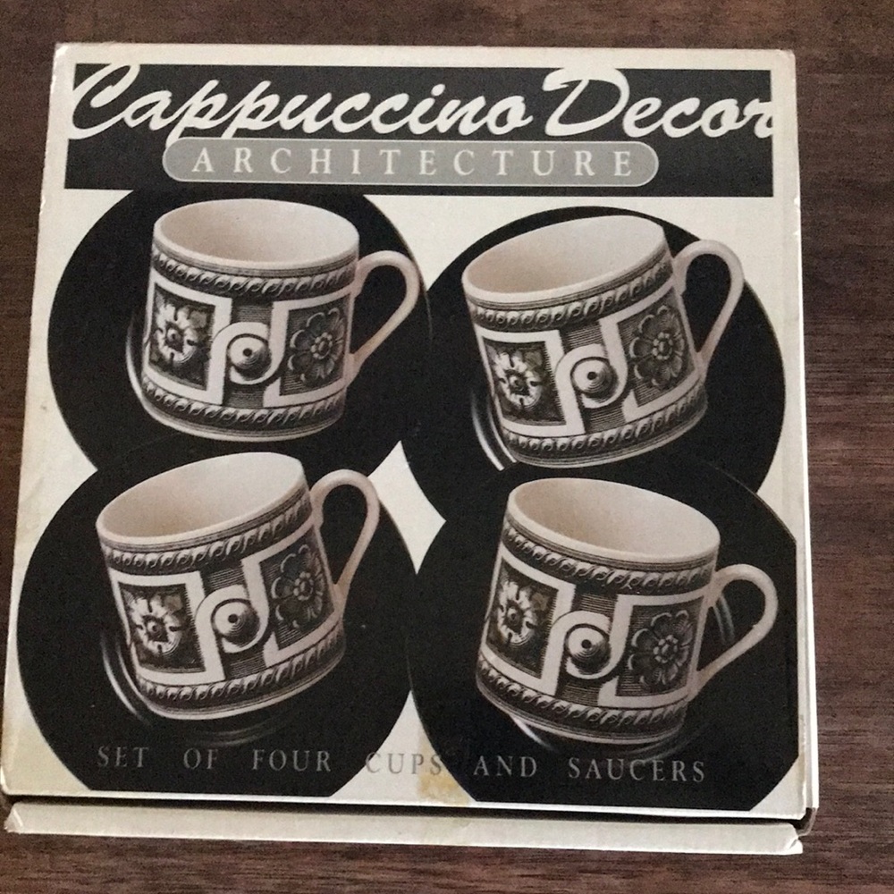 Cappuccino cups and saucers NEW
